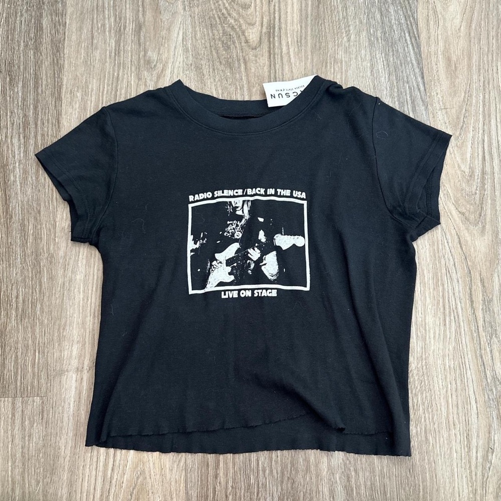 Brandy Melville Radio Silence Crop Top